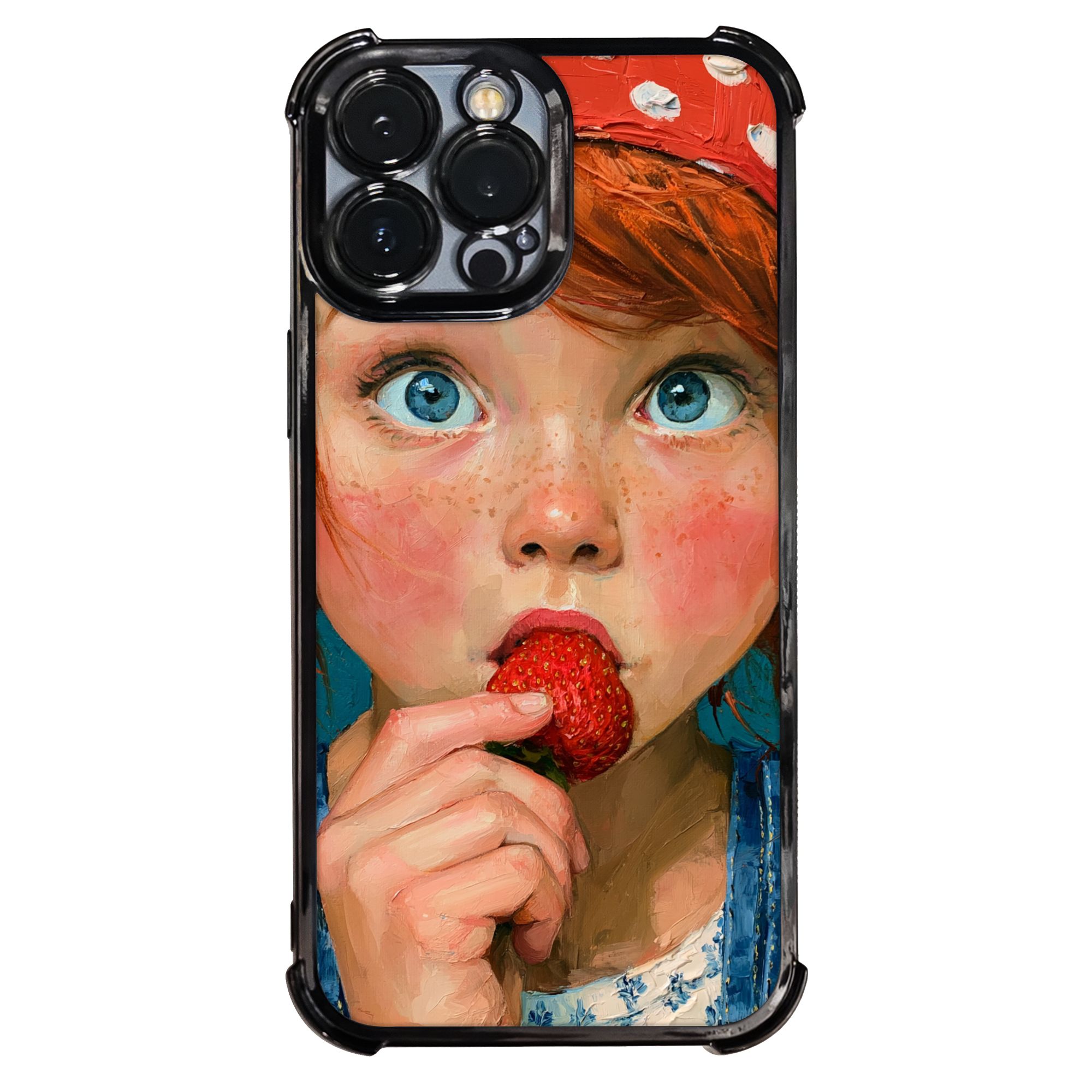 Phone Cases For Girls - New Armor Bumper Shockproof Red haired