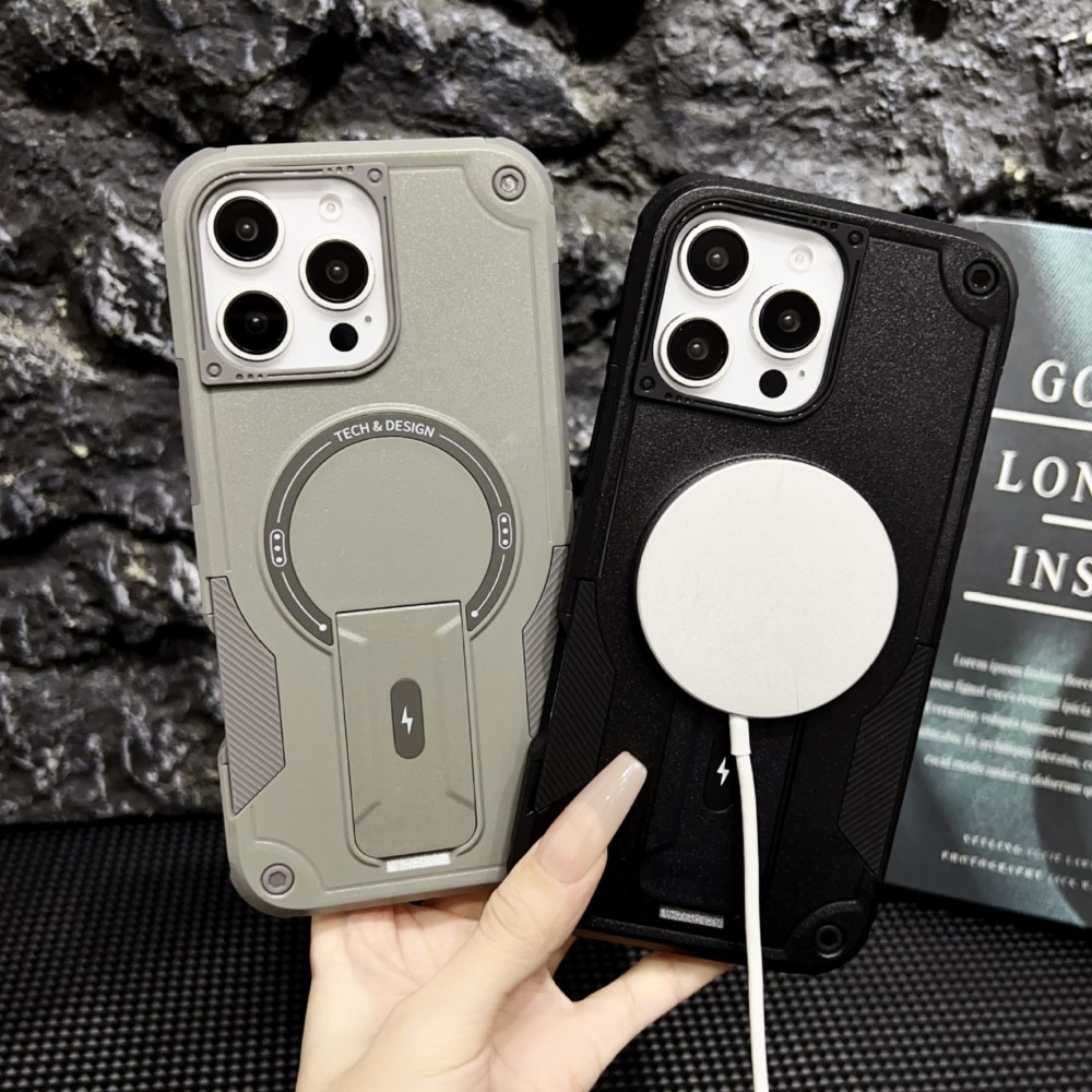 Phone Cases Quality - Luxury Magnetic Built-in Stand Phone Case