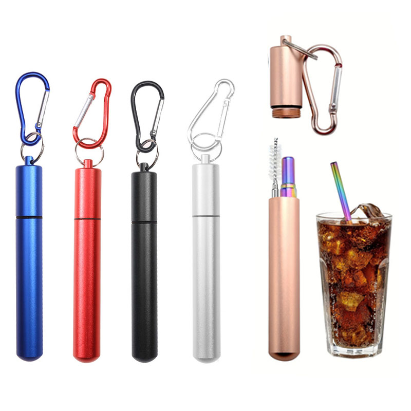 Phone Cases The Dairy - Reusable Telescopic Straw Stainless Steel Metal