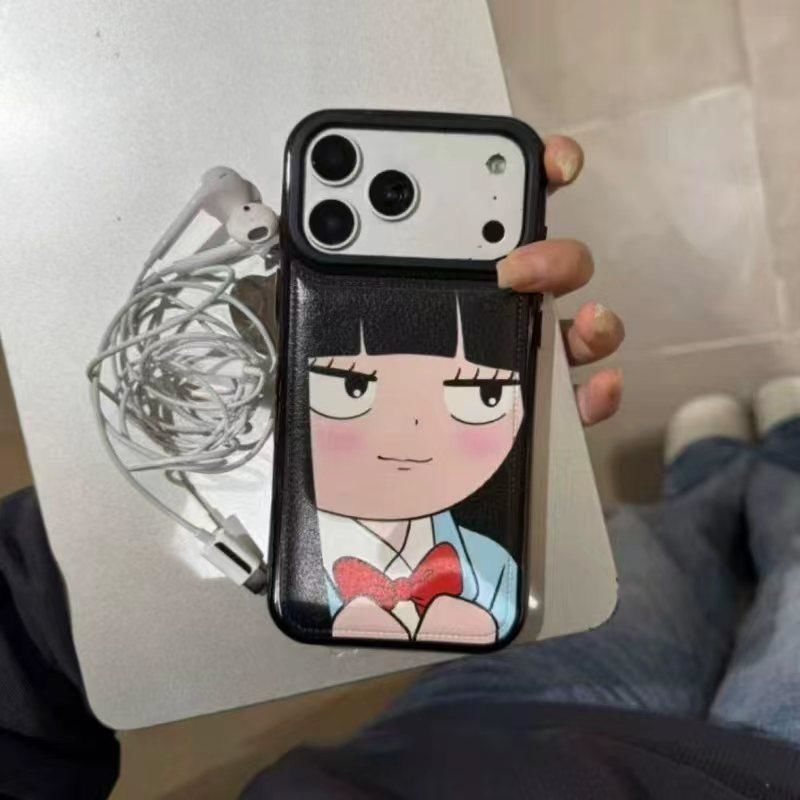 Phone Cases For Girls - New Fashion Japan INS Cute Black