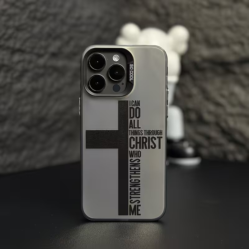 Anti Fingerprint Cross Bible P - огляд і ціна Apple Iphone 15 Pro Max