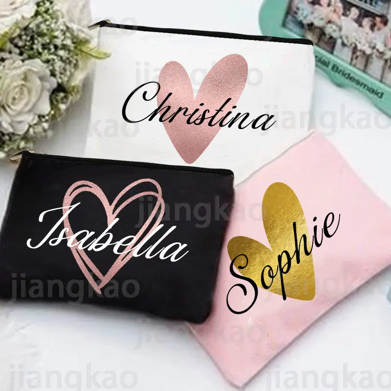 Personalized Makeup Bag Brides - огляд і ціна Monogram Custom Case