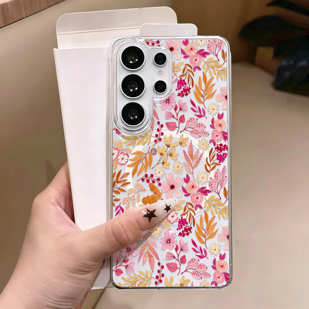 Blue Flower Magnetic Phone Cas - огляд і ціна Phone Cases Quality