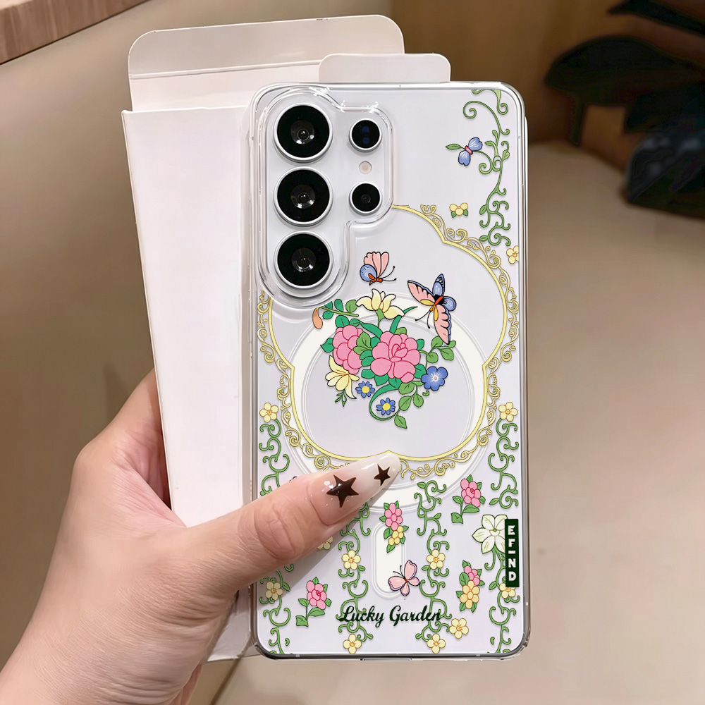 Blue Flower Magnetic Phone Cas - огляд і ціна Phone Cases Quality
