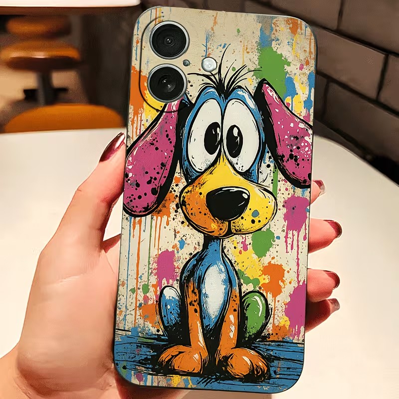 Graffiti Colored Puppy TPU Pho - огляд і ціна Apple Iphone 15 Pro Max