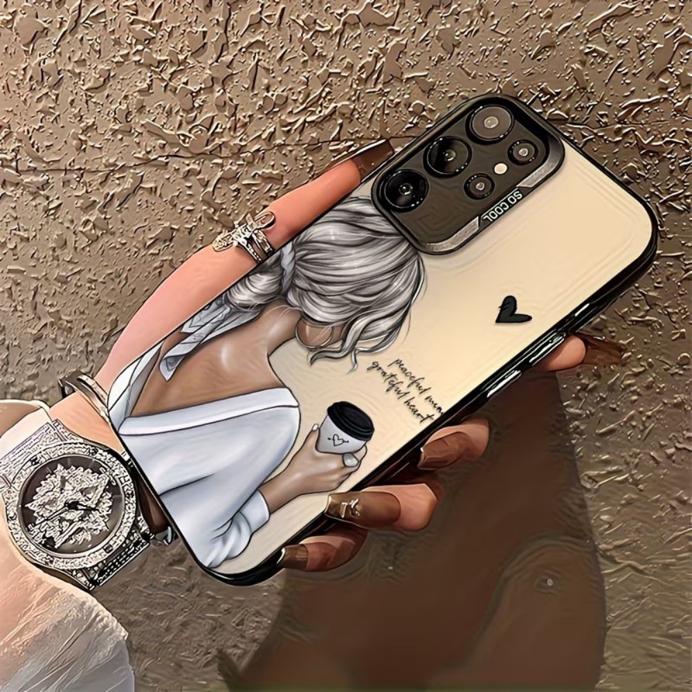 Peaceful Grateful Girl Print P - огляд і ціна Phone Cases For Girls