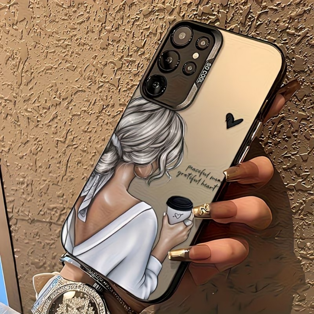 Peaceful Grateful Girl Print P - огляд і ціна Phone Cases For Girls