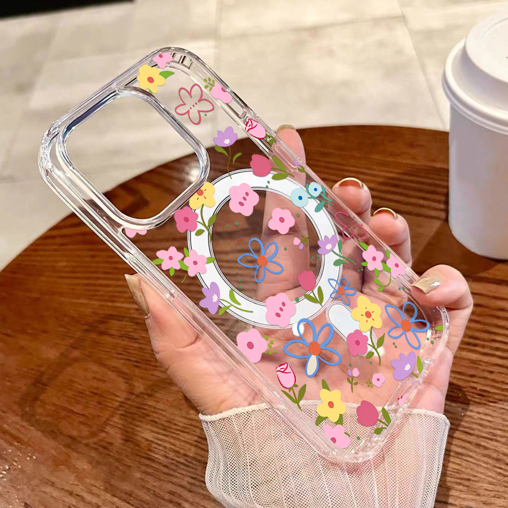 Luxury Flower Transparent Phon - огляд і ціна Phone Cases Quality