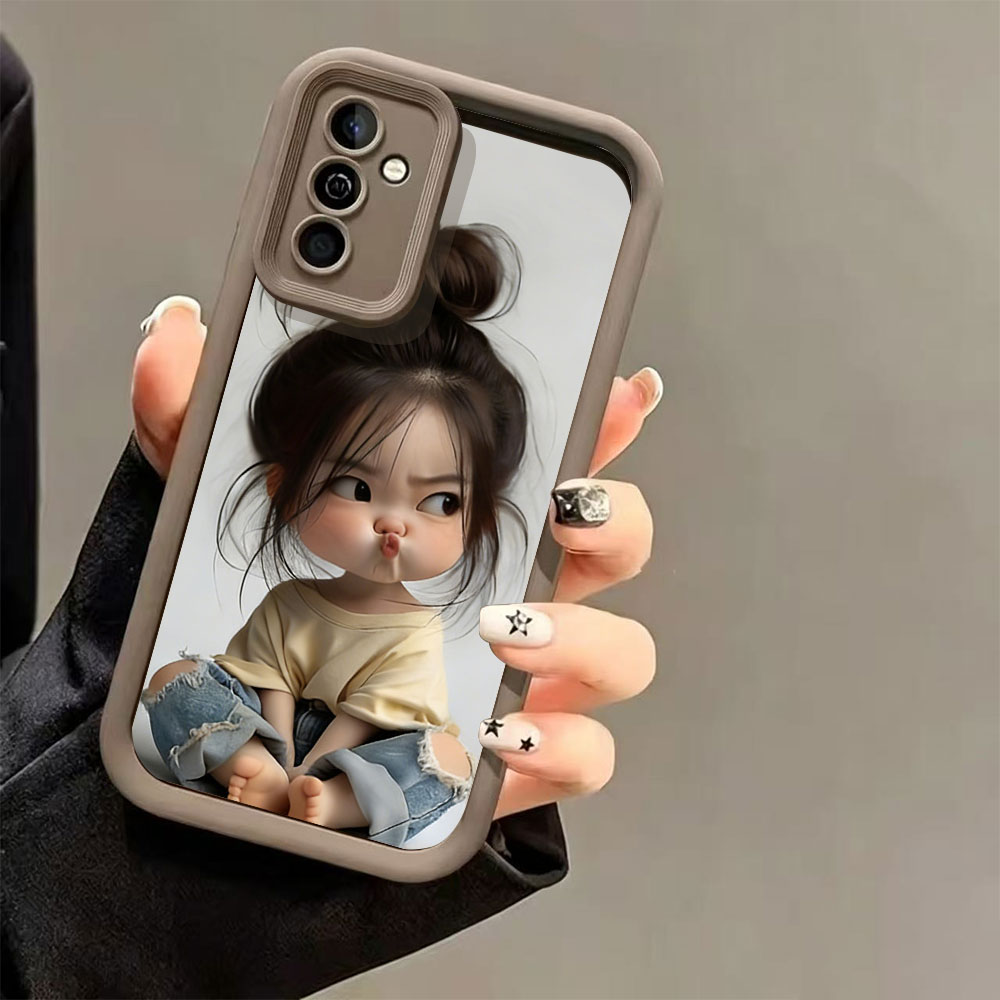 Meatball Head Girl Silicone Sh - огляд і ціна Phone Cases For Girls