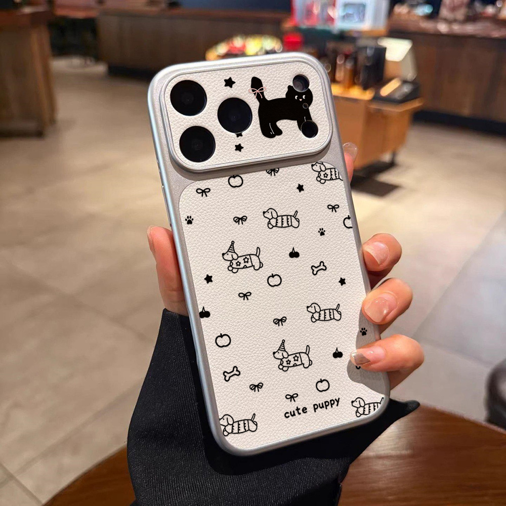 Cute Puppy Leather Phone Case  - огляд і ціна Phone Cases Quality