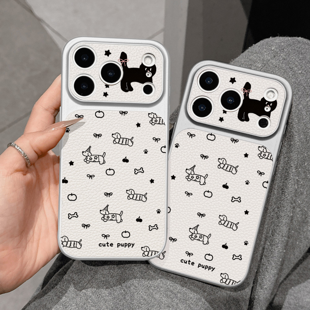 Cute Puppy Leather Phone Case  - огляд і ціна Phone Cases Quality