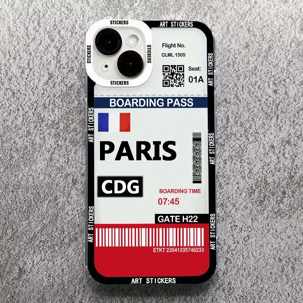 World City Travel Ticket Label - огляд і ціна Phone Cases York